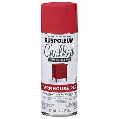 12OZ RED Chalked Spray