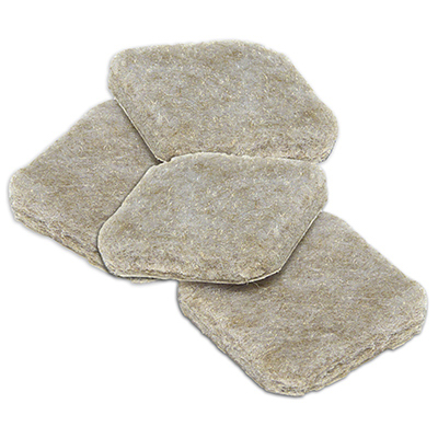 TG 16PC 1"Tan Felt Pads