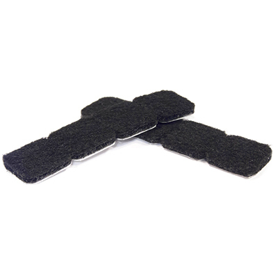 TG 16PC 1"BLK Felt Pads