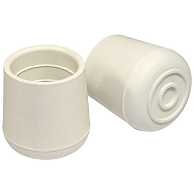 TG 2PK 1.5" WHT Leg Tip