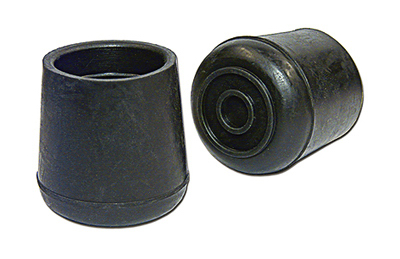 TG 4PK 1/2"BLK Rubb Tip
