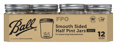 12PK 8OZ RM Jar/Lids