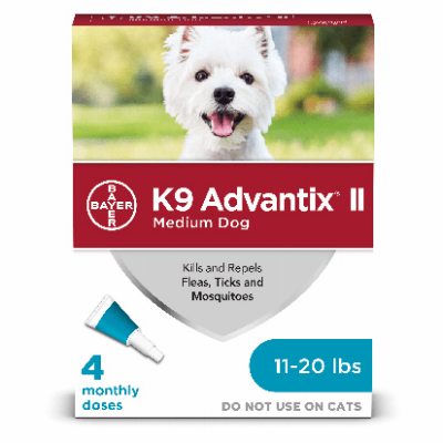 4PK MED Dog TickControl