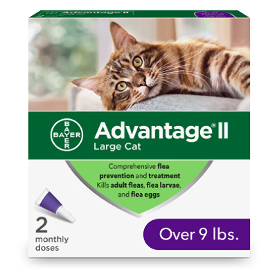 2PK LG Cat Flea Control