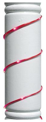 15' RED Tube LED Set