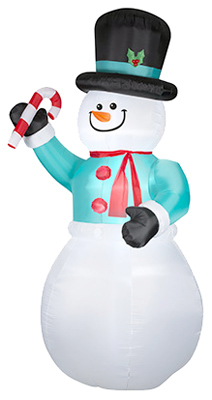 12' Infl Snowman YD Art