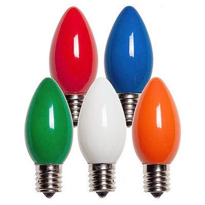 25PK Mult Incan C9 Bulb