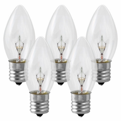 25PK CLR C9 Bulbs