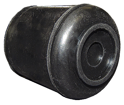 5/8" BLK Rubb Leg Tip