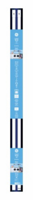 GE 2PK 4' 15W WHT Bulb