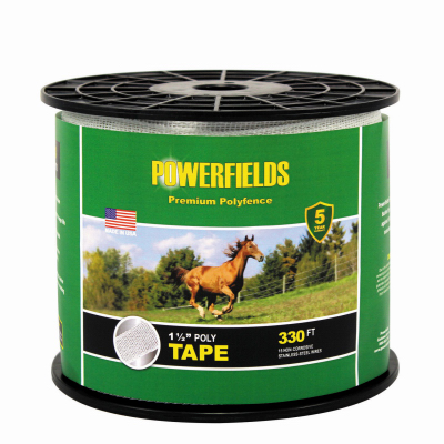 1-1/2x330 WHT Poly Tape