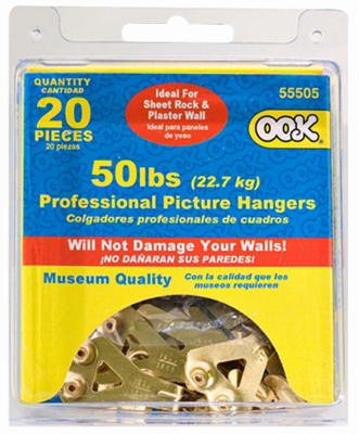 20PK 50LB BRS Hangers