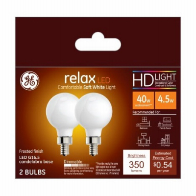 GE 2PK 4.5W SW Rel Bulb