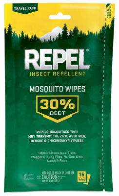 15CT Mosquito Wipes