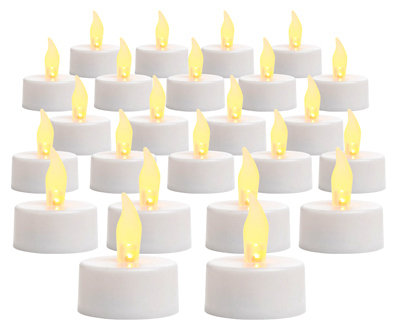 24PC TwistFlameTealight