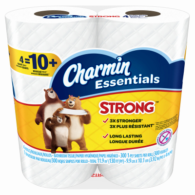 Charmin 4PK Stro Tissue