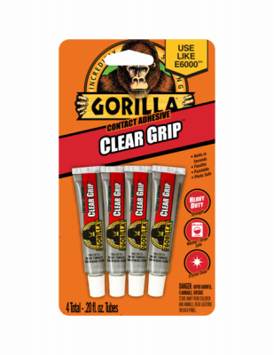 4PK.2OZ CLR Grip Tubes