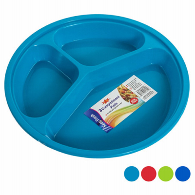 2PK 3 Comp Food PLT