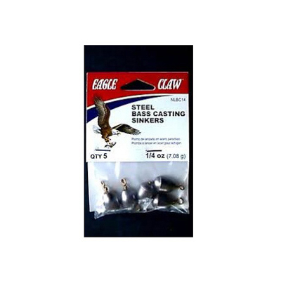 5PK 1/4OZ NLCast Sinker