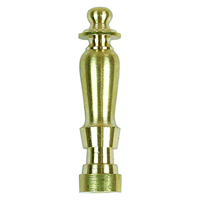 2" BRS Spindle Finial