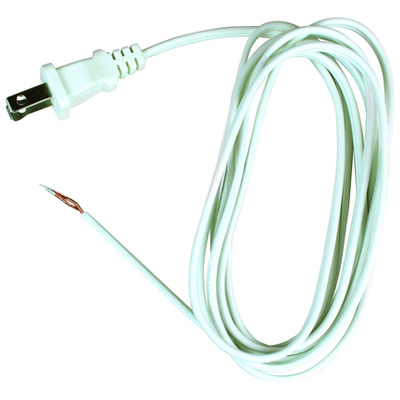 8' WHT Spt1 Lamp Cord