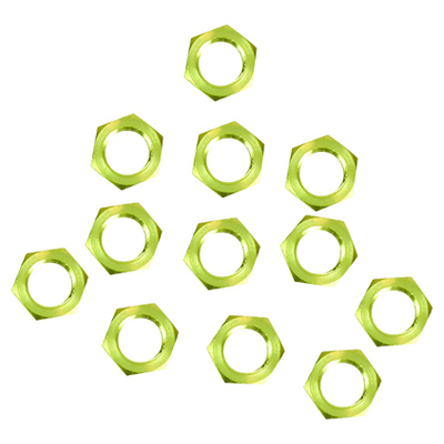 12PK BRS Lamp Hex Nut