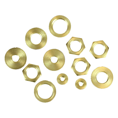 12PK BRS Lock Nut