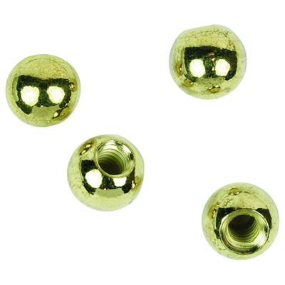 4PK 3/8" BRS Cap Nut