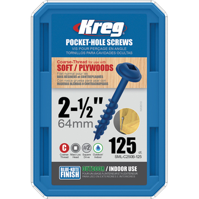 Kreg 125PK #8 PH Screw