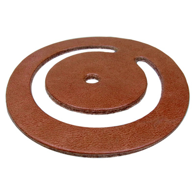 3-1/2" FLT Leather