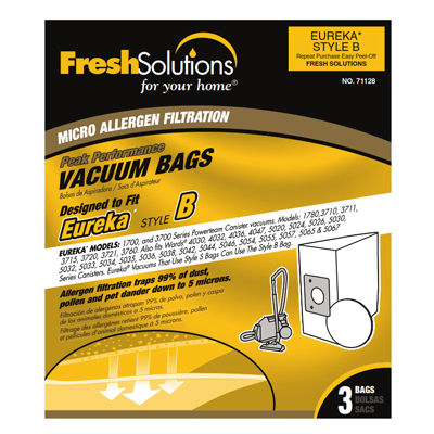 3PK Eureka B Vac Bag