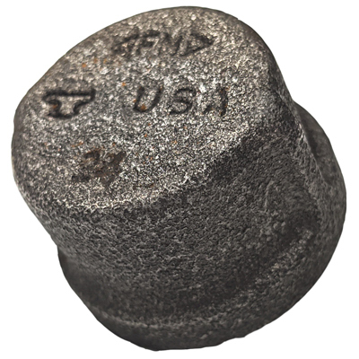 3/4 BLK Pipe Cap