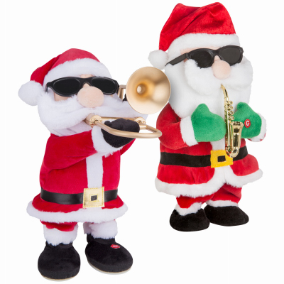6PC Plush Santa Rocks