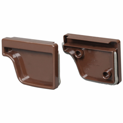 2PK 5" Brown End Cap