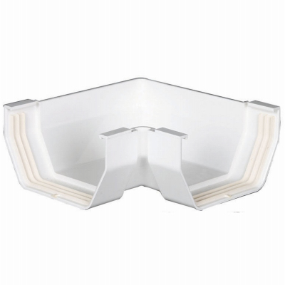 5" WHT Outside Miter