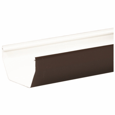 5"x10' BRN Vinyl Gutter