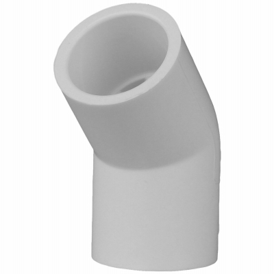 3" WHT 45DEG SxS Ell