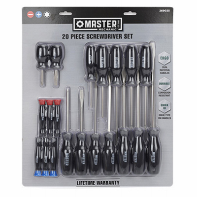 MM 20PC Screwdriver Set