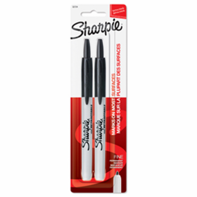 2PK BLK Fine Marker