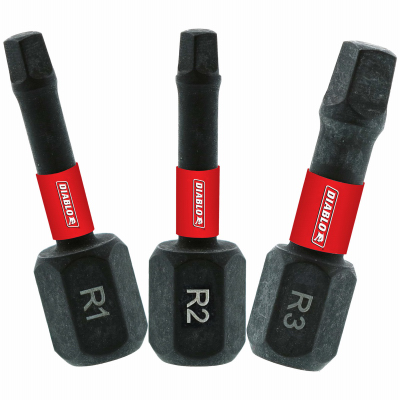 3PC 1'' Square Bit Set