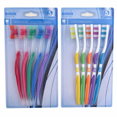 5PK Adult Toothbrush