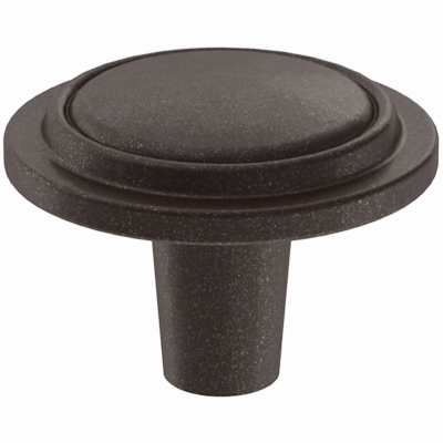 10PK 1-1/4 RND BRZ Knob