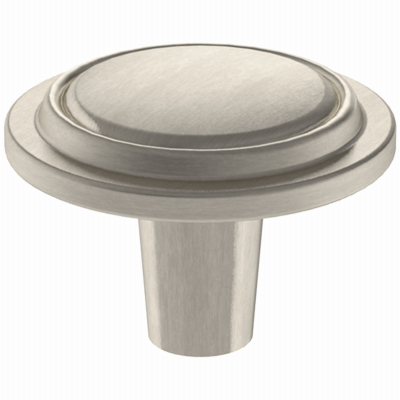 10PK 1-1/4" SN RND Knob
