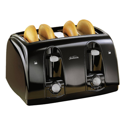 SB BLK 4Slice Toaster