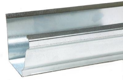 4" MF Galv Steel Gutter