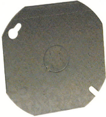 4" BLNK 1/2KO OCT Cover
