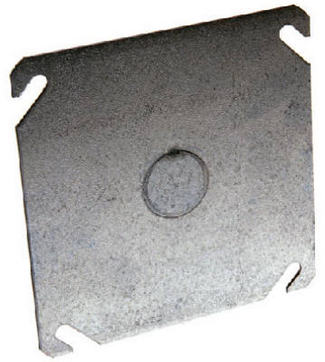 4" SQ 1/2KO Box Cover