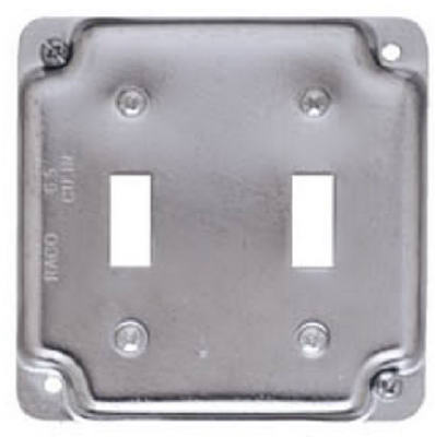 4"SQ 2TOG 1/2Rise Cover