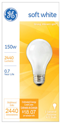 GE 150W SW LGT Bulb
