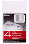 50CT WHT 4PK Memo Pad